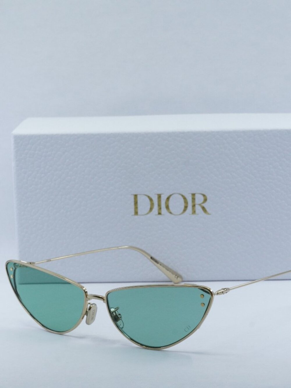Dior MISSDIOR B1U B0O0 Cat Eye Sunglasses – Gold / Green